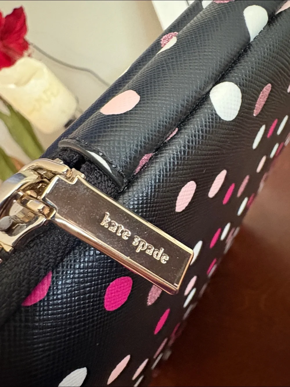 Kate Spade Staci Leather Glimmer Dot 15
